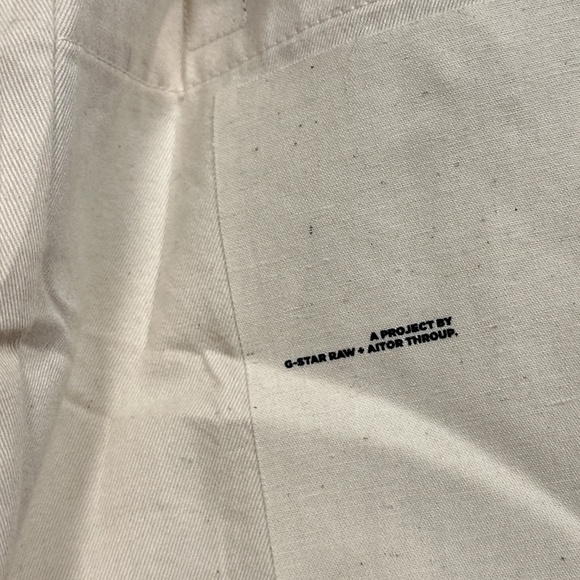 G-Star RAW Research Aitor Throup 3-in-1 Strett TS Parka Coat Cream Mens Medium - Picture 10 of 15